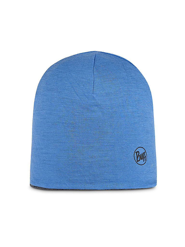 BUFF Kinder Mütze Lightweight Merino Wool blau