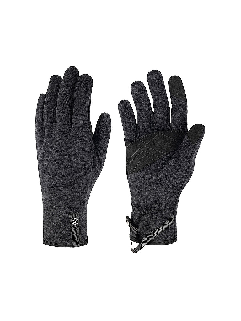 BUFF Handschuhe Merino Fleece Comfort Fit schwarz | S