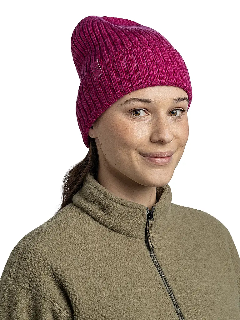 BUFF | Damen Mütze Norval Merino | beere