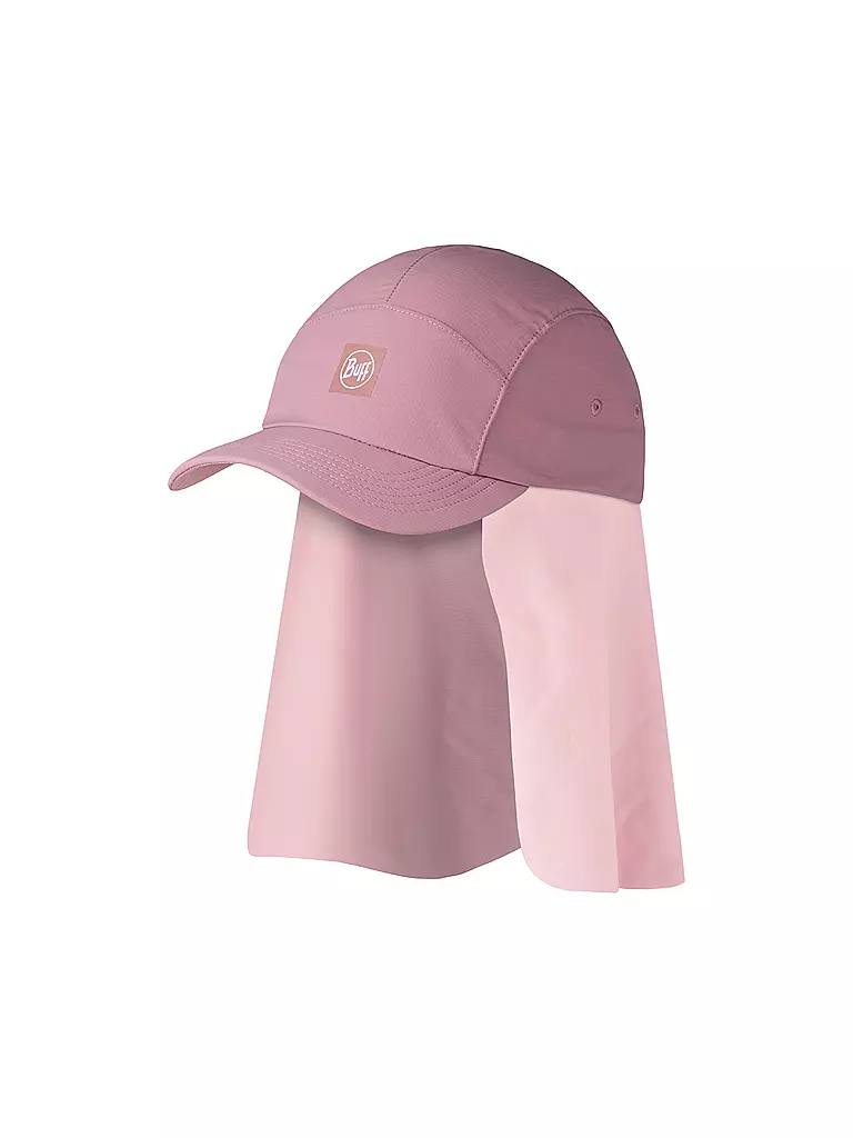 BUFF | Kinder Kappe Desert mit Nackenschutz | rosa