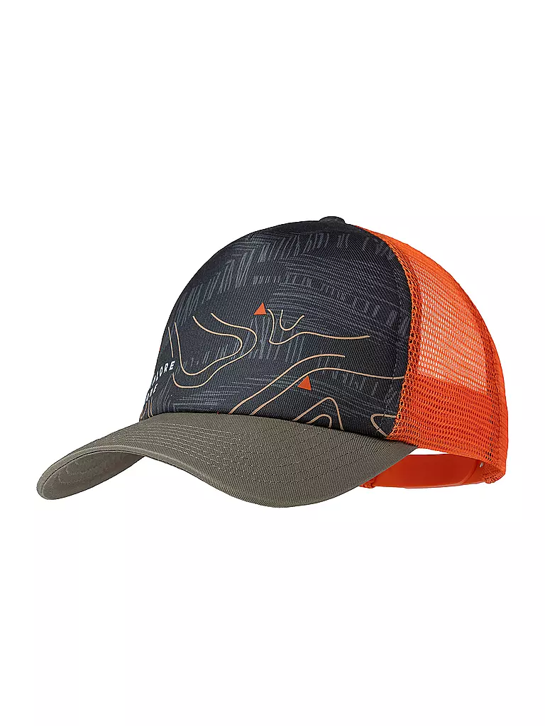 BUFF | Kinder Kappe Trucker  | schwarz