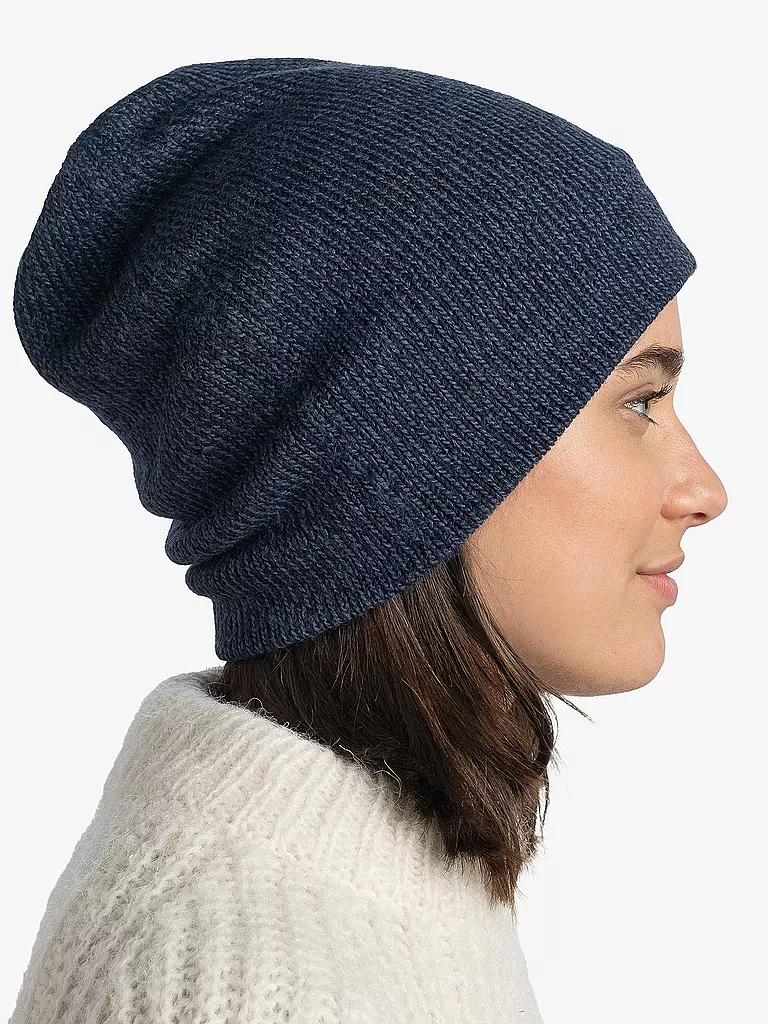 BUFF | Mütze Jarn Knitted Loose | dunkelblau