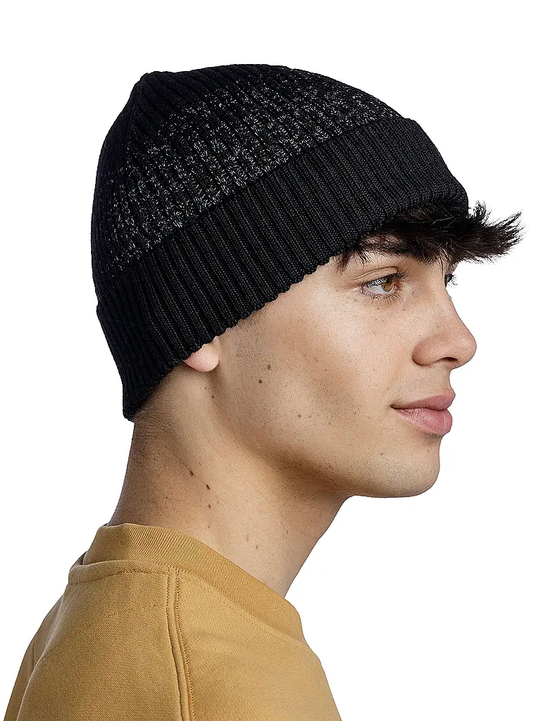 BUFF | Mütze Merino Active | schwarz