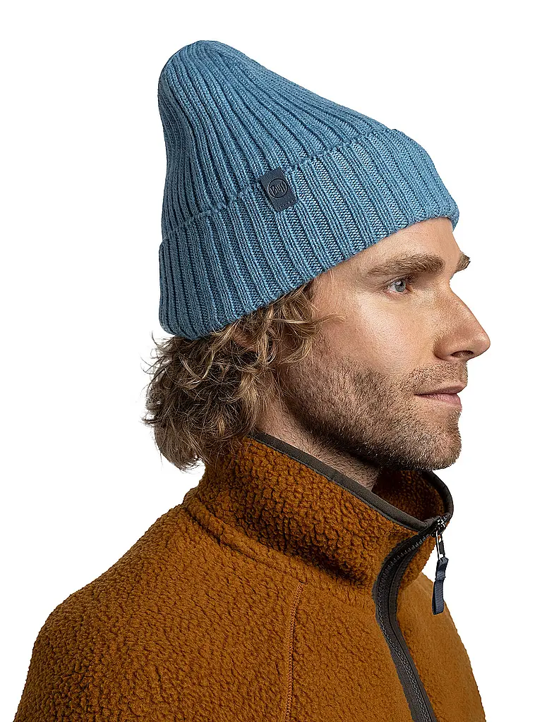 BUFF | Mütze Norval Merino  | blau
