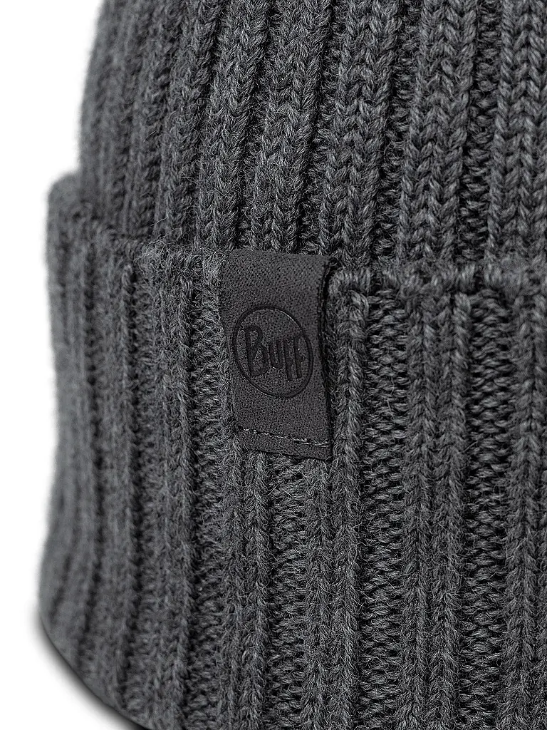 BUFF | Mütze Norval Merino  | grau