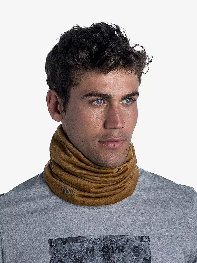 BUFF Multifunktionstuch Lightweight Merino Wool camel | Multifunktionstücher