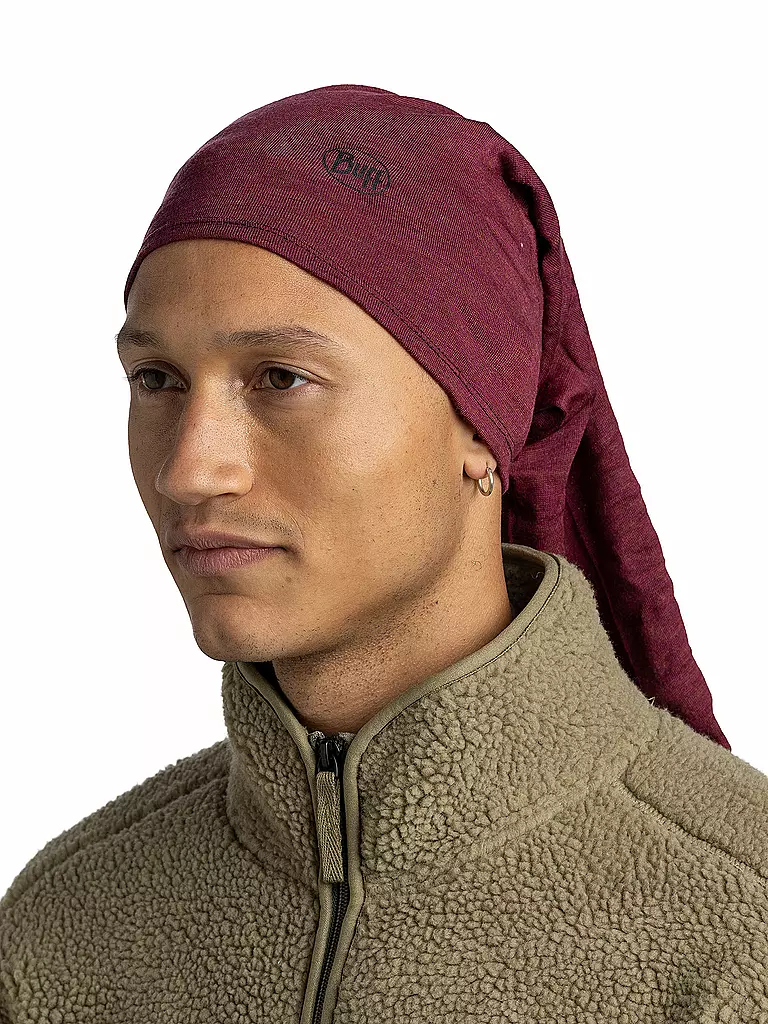 BUFF | Multifunktionstuch Midweight Merino | dunkelrot