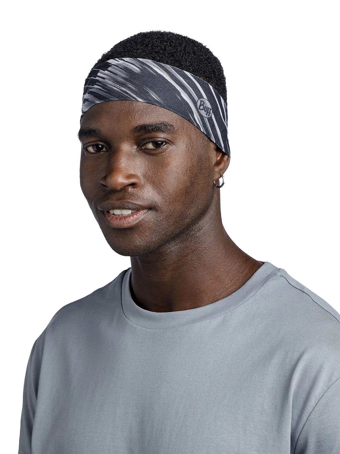 BUFF | Stirnband CoolNet® UV Slim | grau