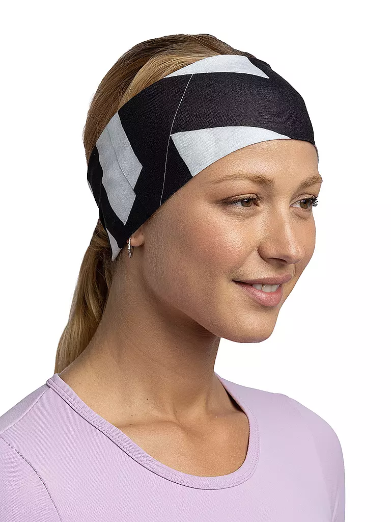 BUFF | Stirnband Coolnet UV® Wide | schwarz