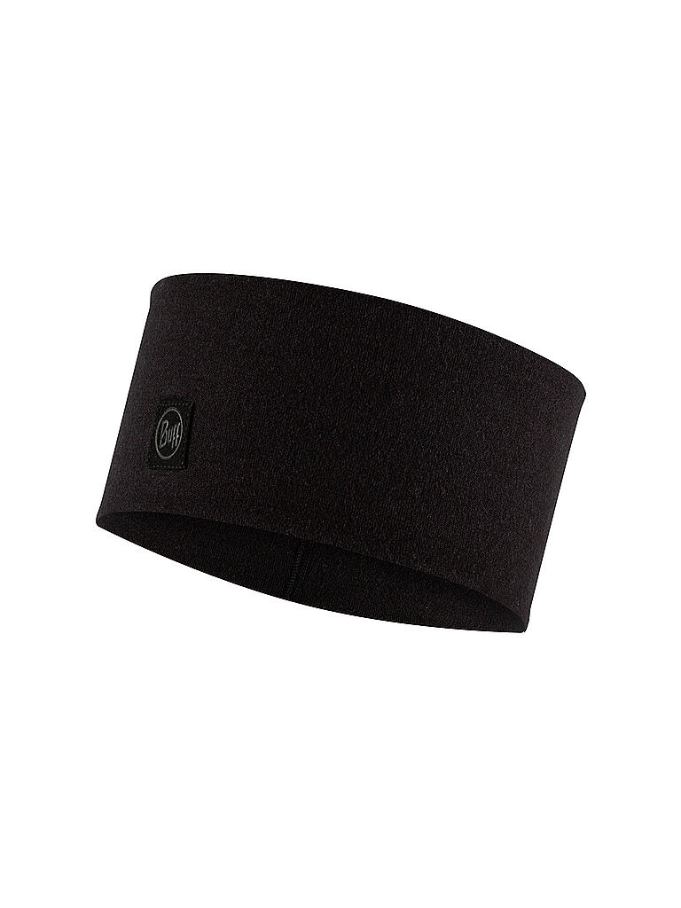 BUFF | Stirnband Merino Wide | schwarz