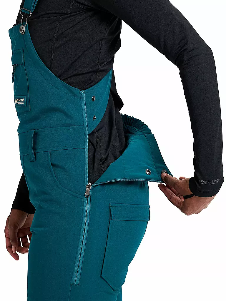 BURTON | Damen Snowboard Latzhose Avalon  | blau