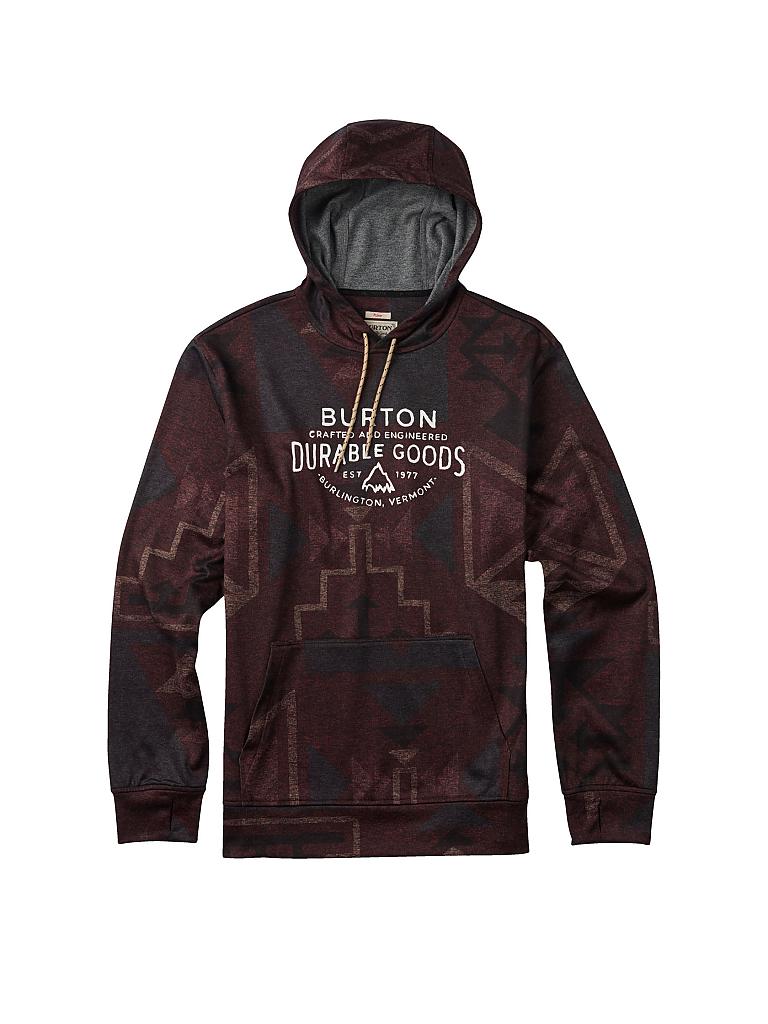 BURTON | Herren Snowboard-Kapuzensweater Oak Hoodie | rot