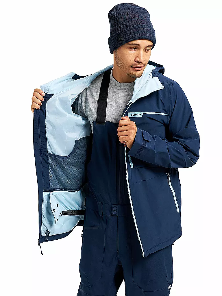 BURTON | Herren Snowboardjacke Peasy  | blau