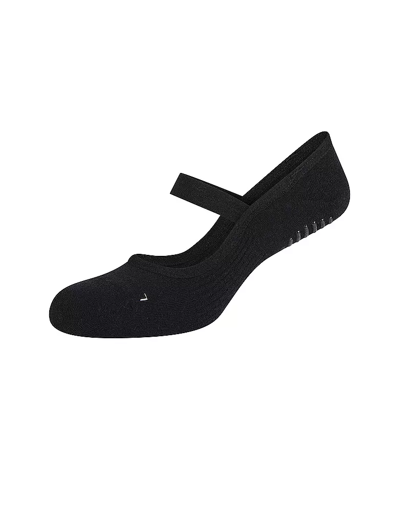 CAMANO |  Damen Yoga Footies 1er Pkg.  | schwarz