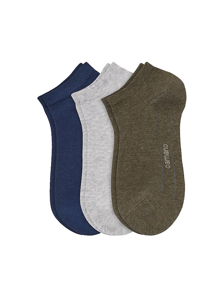 CAMANO | Herren Sneaker-Socken 3er Pkg. | bunt