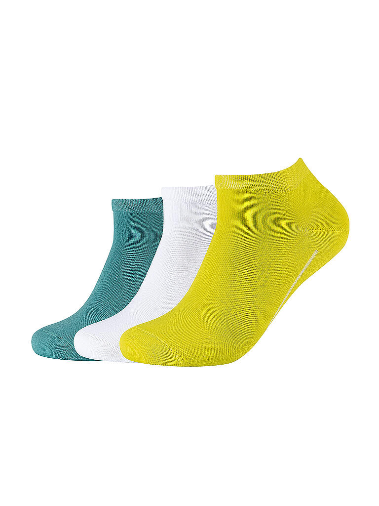 CAMANO | Herren Sneaker-Socken 3er Pkg. | grün
