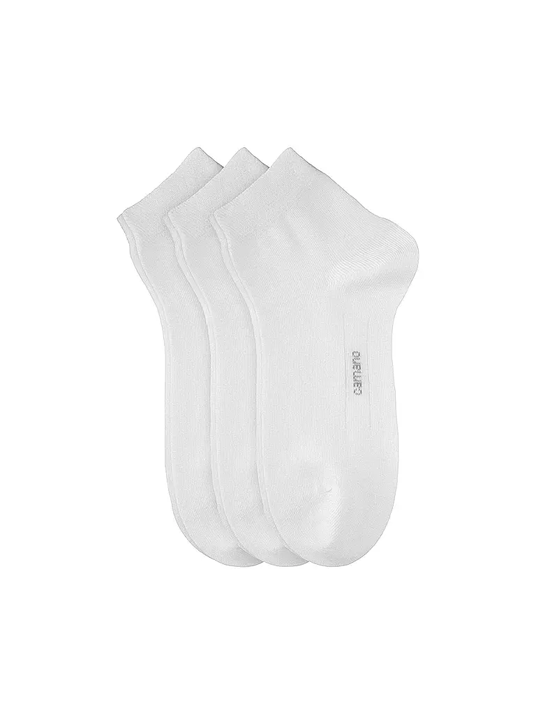 CAMANO | Kurzsocken CA-Soft Quarter 3er Pkg. | weiss