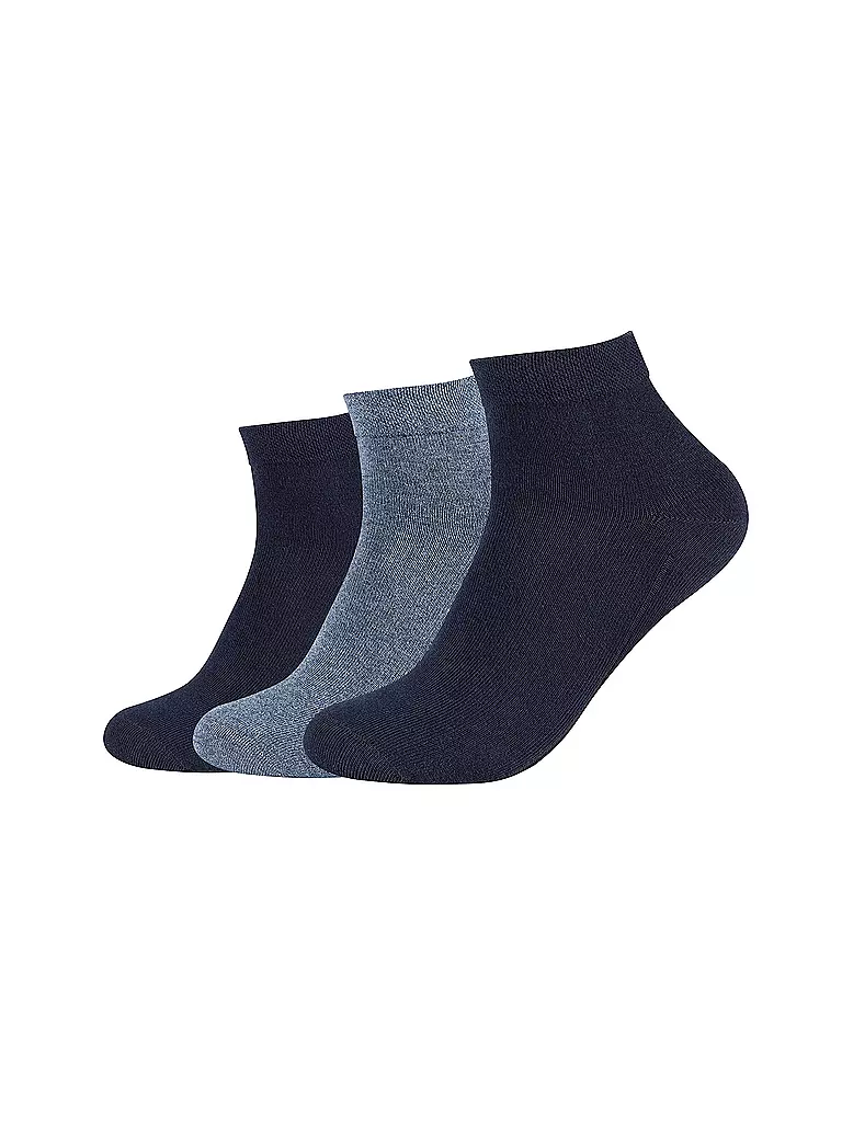 CAMANO | Quartersocken 3er Pkg. | dunkelblau