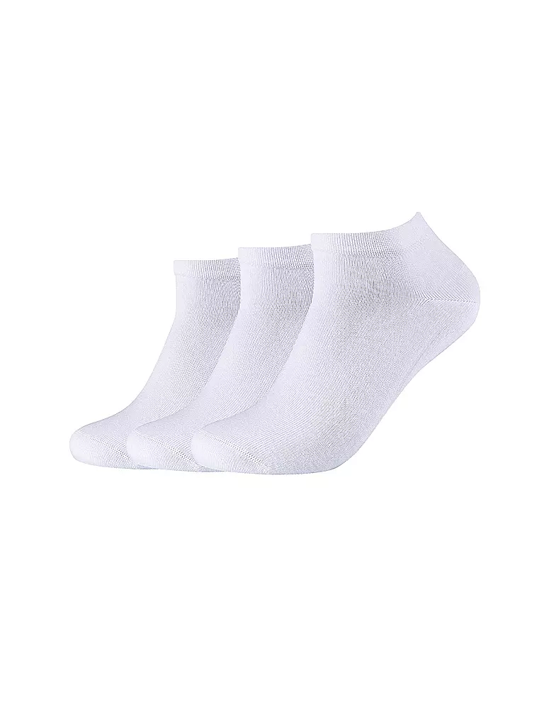 CAMANO | Sneakersocken 3er Pkg. | weiss