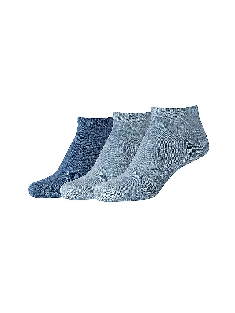 CAMANO | Sneakersocken 3er Pkg. | hellblau