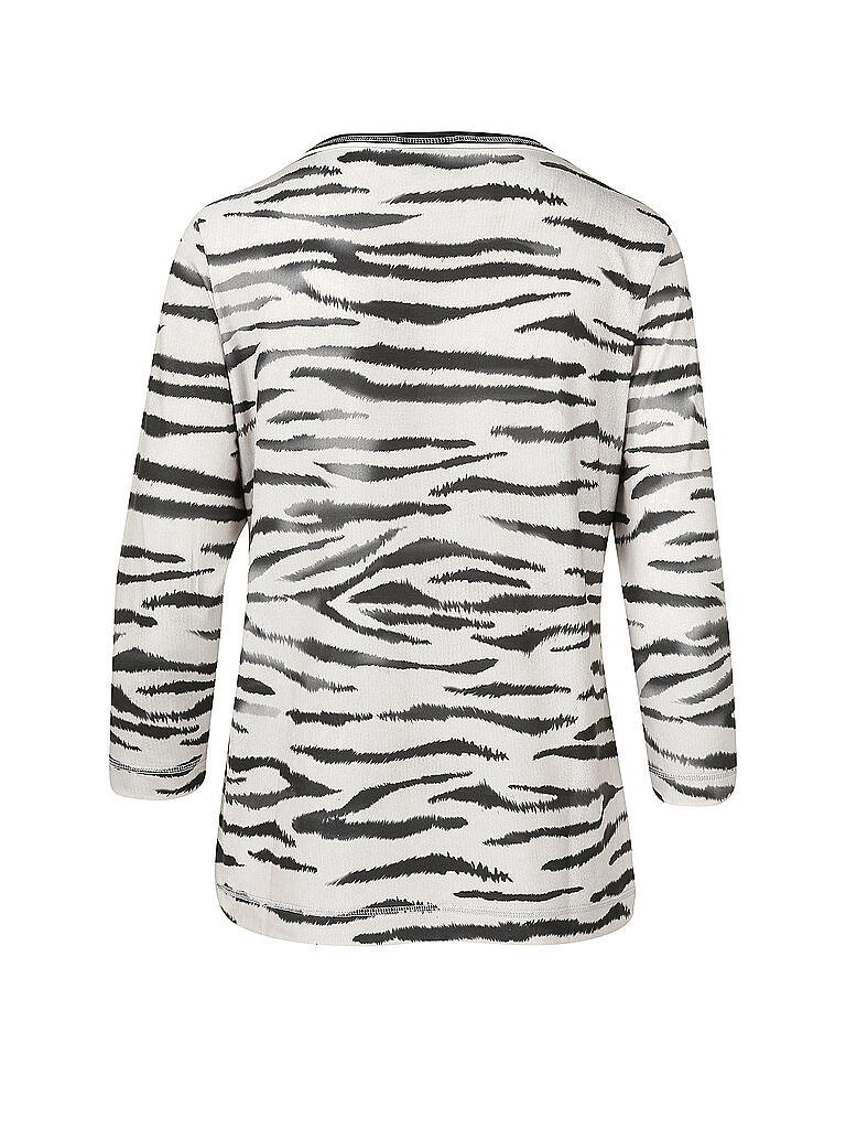 CANYON | Damen T-Shirt Zebra 3/4 Ärmel | weiß