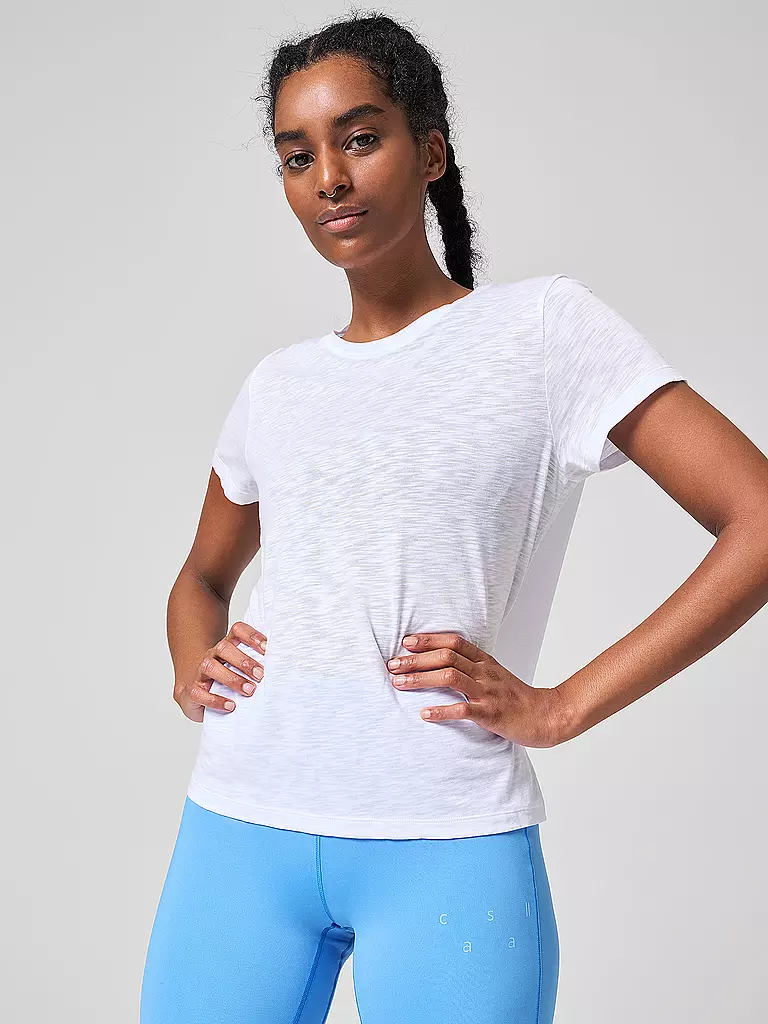 CASALL | Damen Fitnessshirt Soft | weiss