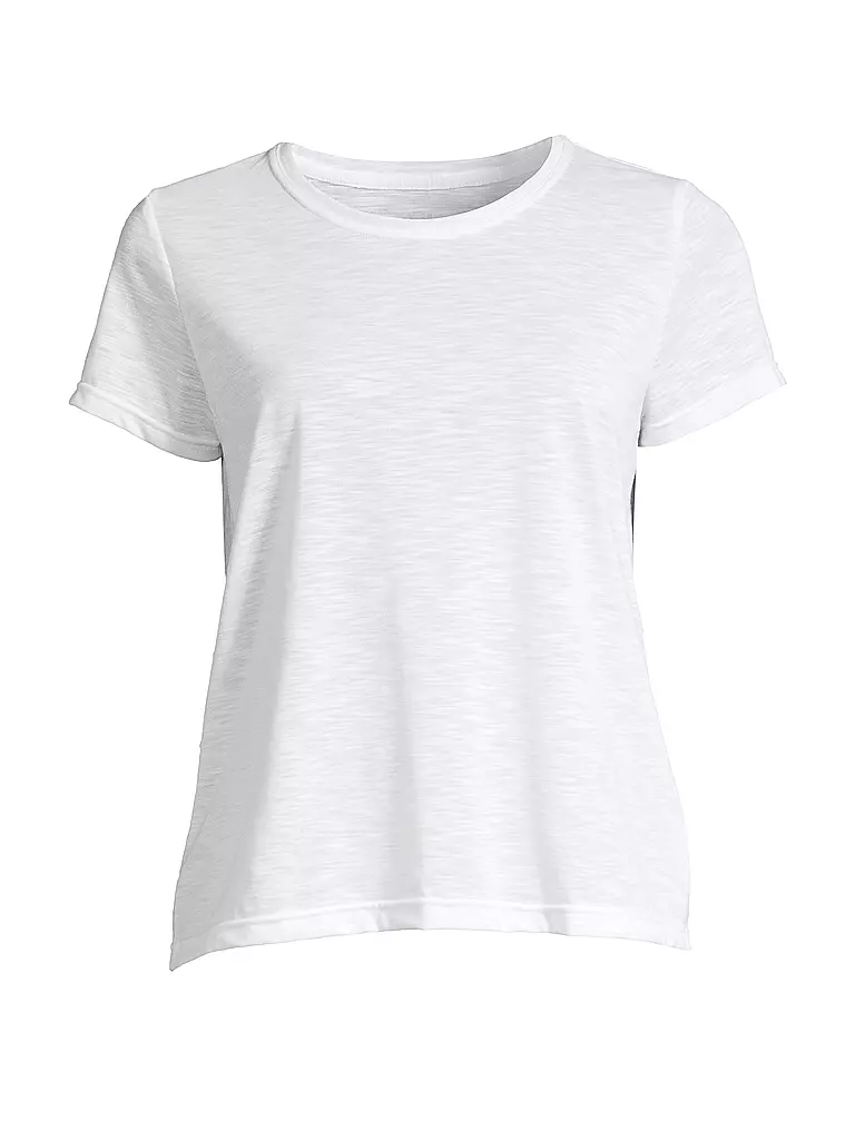 CASALL | Damen Fitnessshirt Texture | weiss