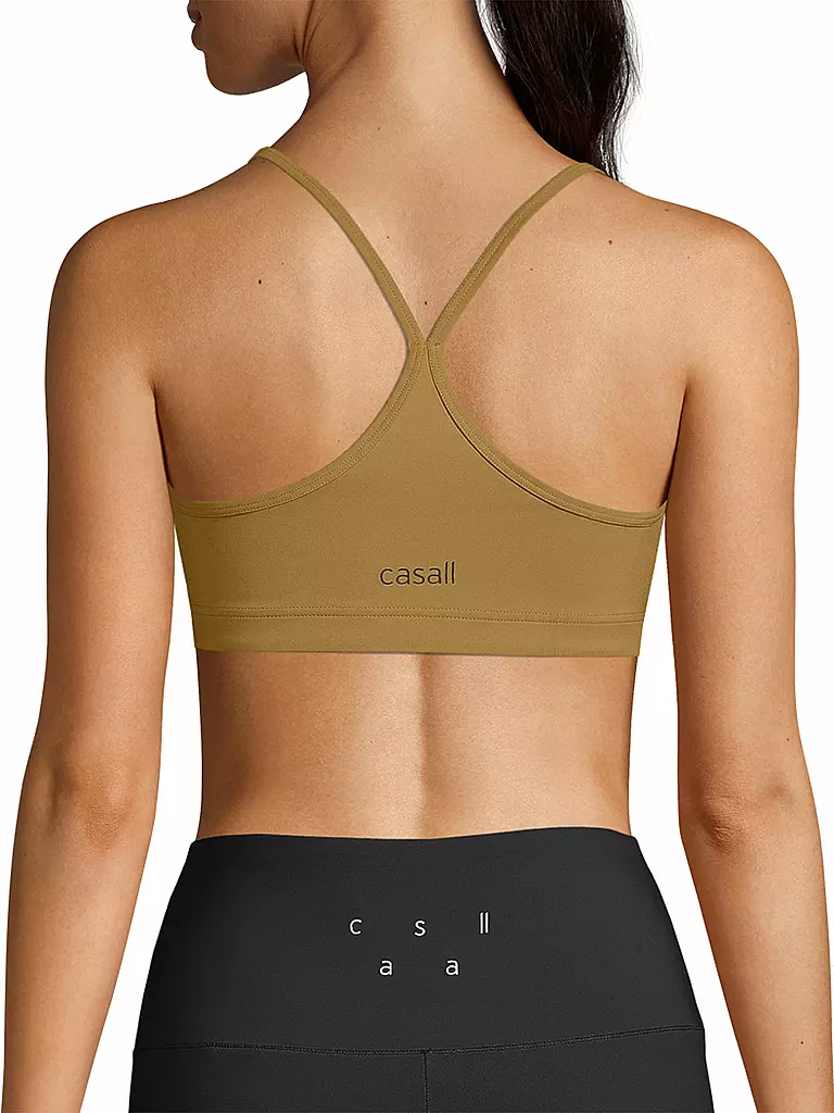 CASALL | Damen Sport-BH Snake Strappy | olive