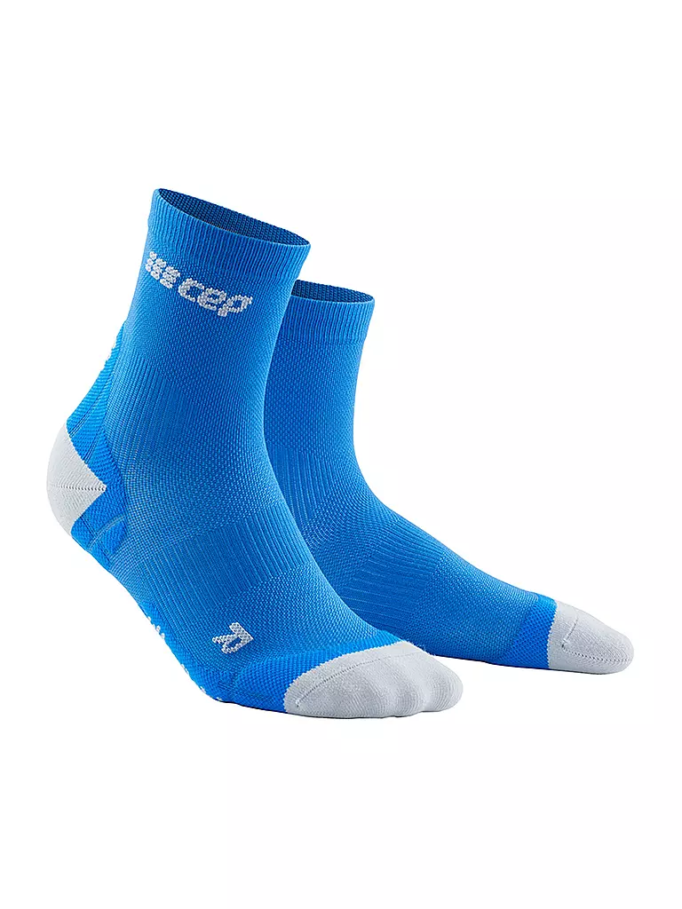 CEP | Damen Laufsocken Ultralight Short Socks | blau