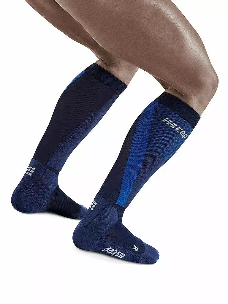 CEP | Herren Skisocken Ski Touring Compression Socks | blau