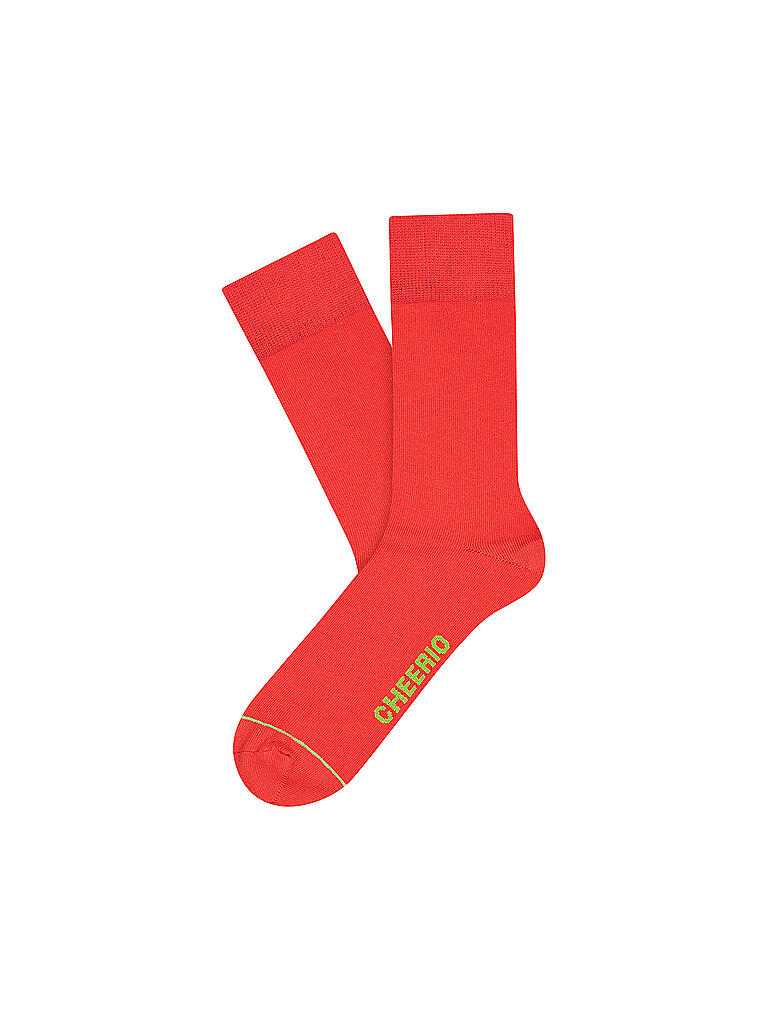 CHEERIO | Freizeitsocken Best Friend 2er Pack | rot