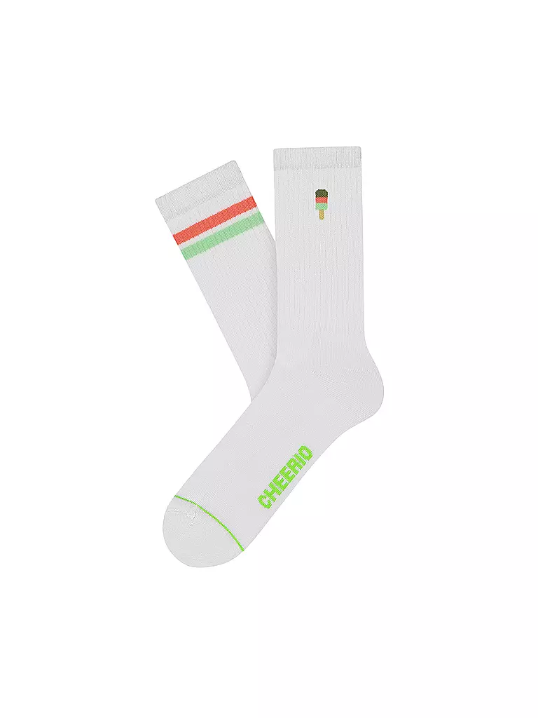 CHEERIO | Freizeitsocken Cool as Ice 2er Pack | weiss