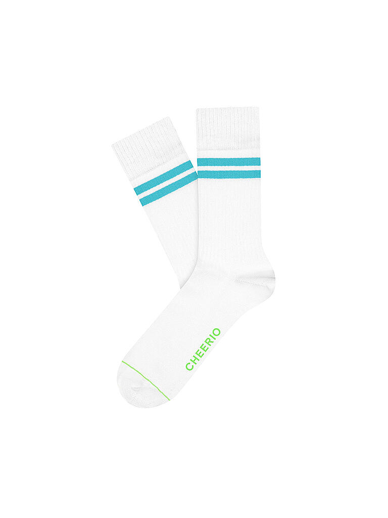 CHEERIO | Freizeitsocken Tennis 2er Pack | weiss