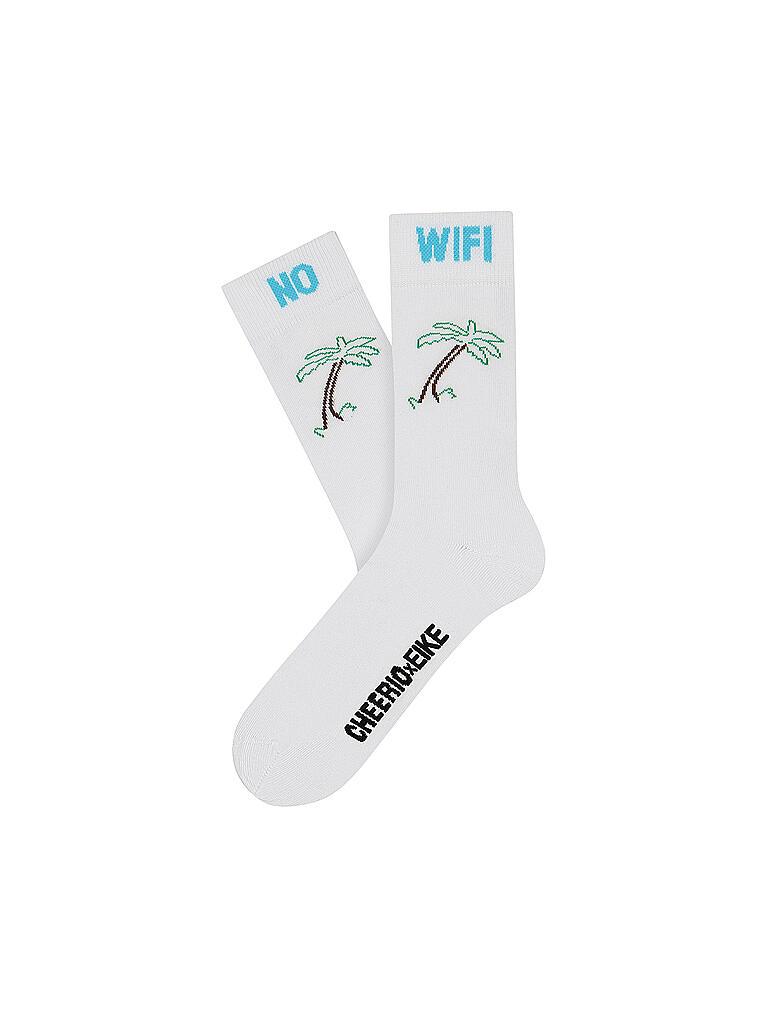 CHEERIO | Socken No Wifi 3er Pack | weiß