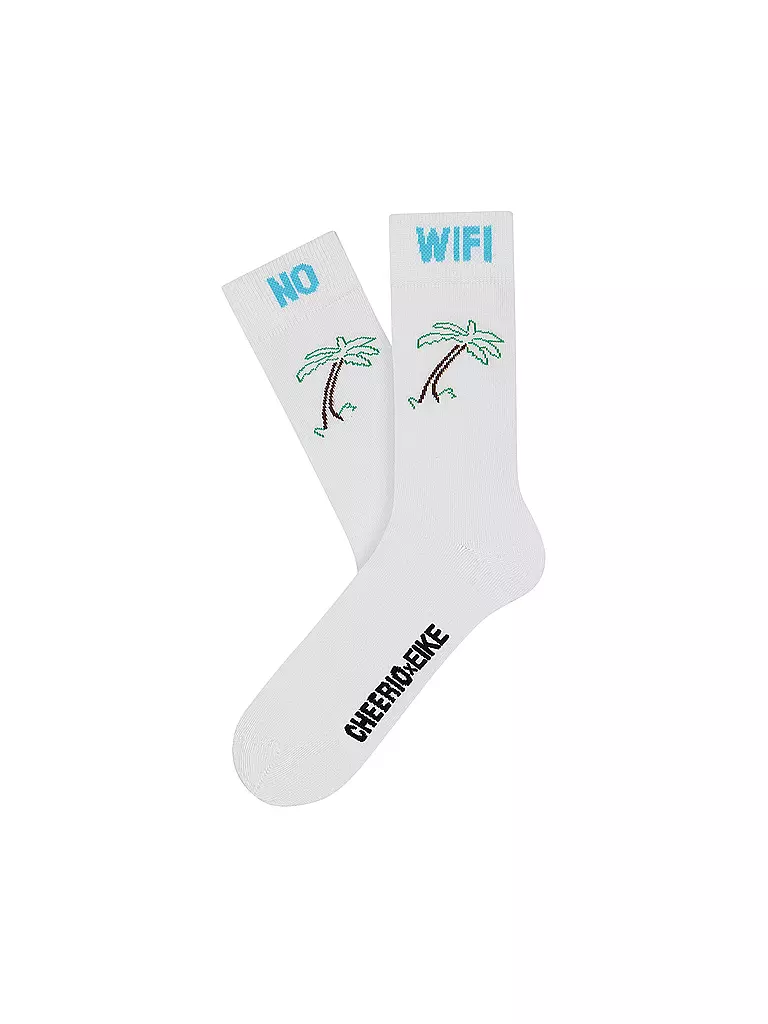 CHEERIO | Socken No Wifi 3er Pack | weiss