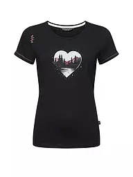 CHILLAZ |  Damen Klettershirt Gandia Mountain Heart | schwarz