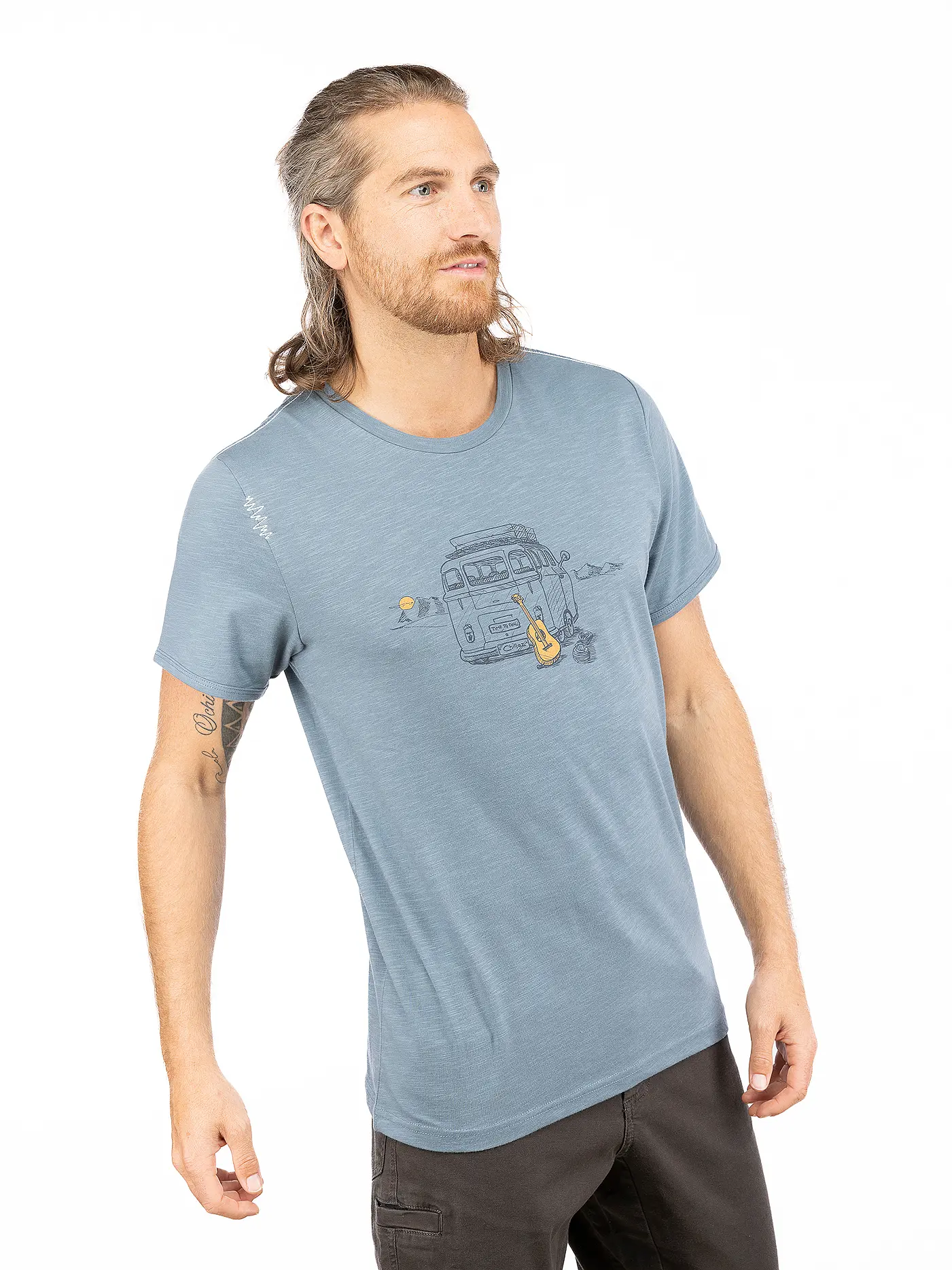 CHILLAZ |  Herren Klettershirt Out in Nature  | petrol