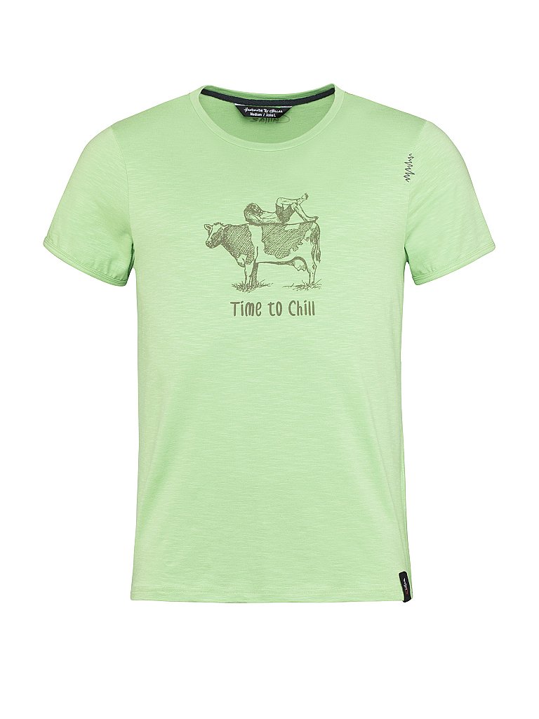 CHILLAZ Herren Klettershirt Cow grün | S