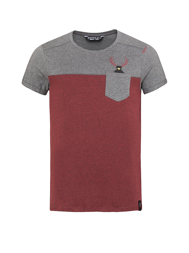 CHILLAZ Herren Klettershirt Street Hirschkrah rot | S