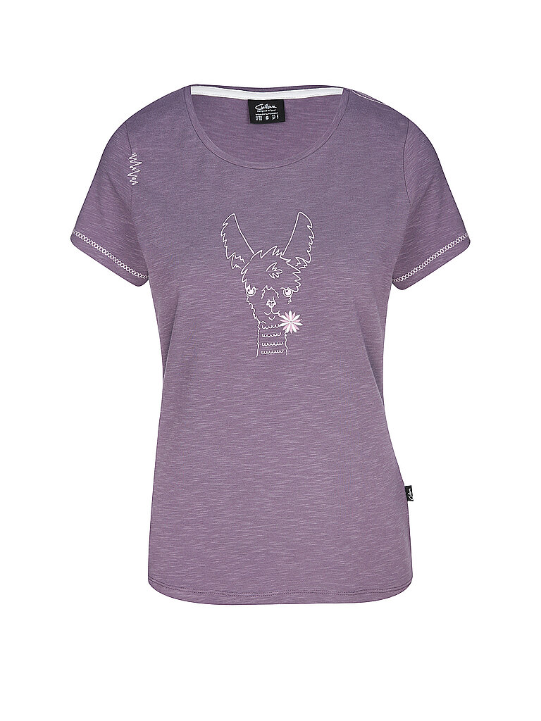 CHILLAZ Damen Klettershirt Happy Alpaca lila | 34 — Bild 2