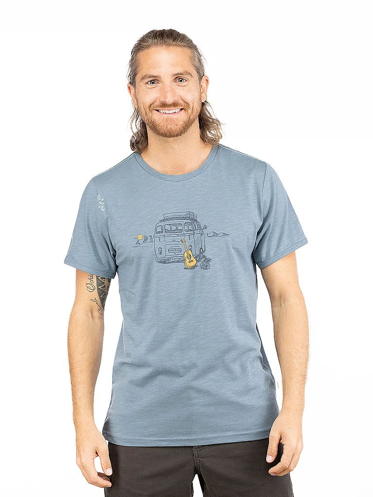 CHILLAZ Herren Klettershirt Out in Nature petrol | S — Bild 3