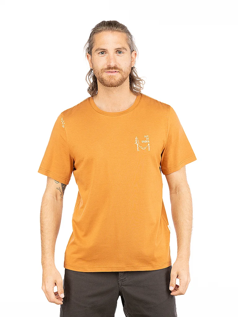 CHILLAZ Herren Klettershirt Out Of Order orange | S — Bild 3