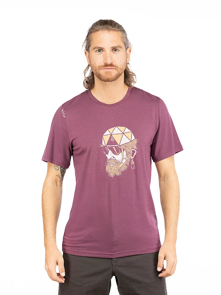 CHILLAZ Herren Klettershirt Explorer beere | M — Bild 3