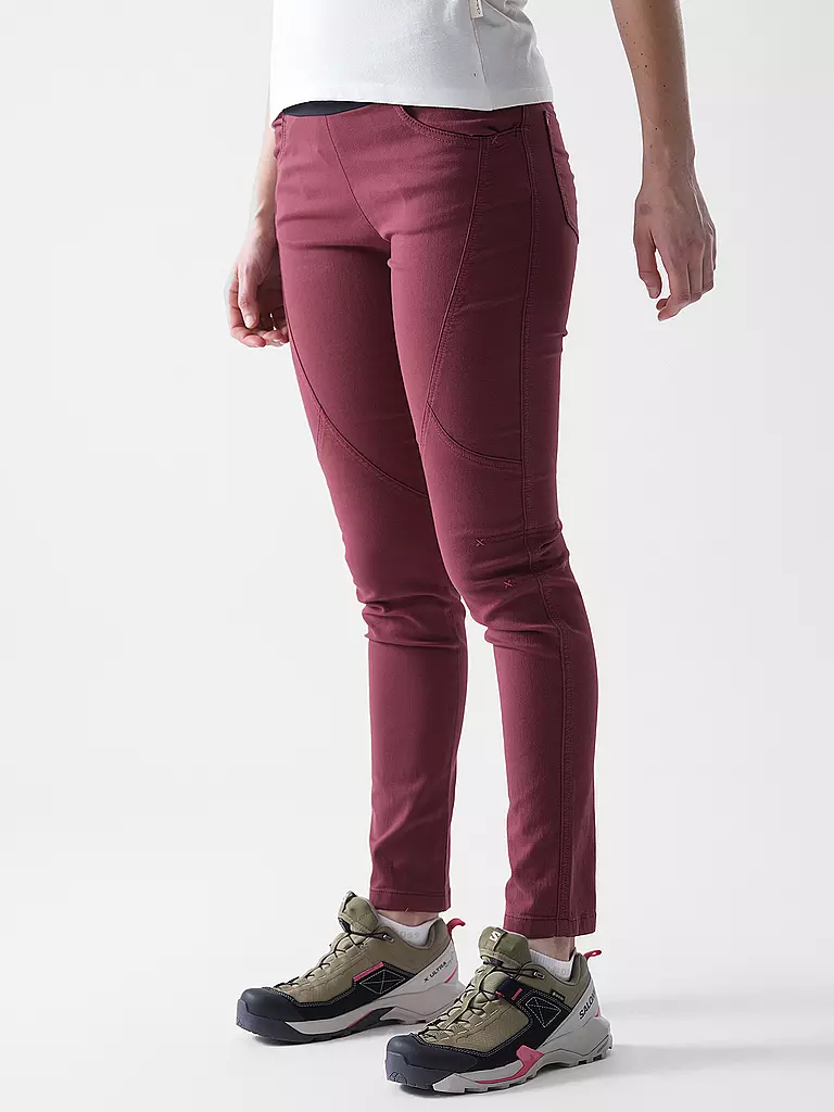 CHILLAZ | Damen Kletterhose Fuji 2.0 | dunkelrot