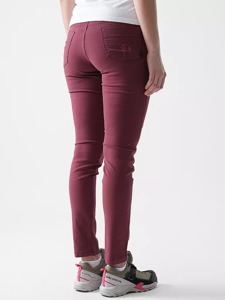 CHILLAZ | Damen Kletterhose Fuji 2.0 | dunkelrot