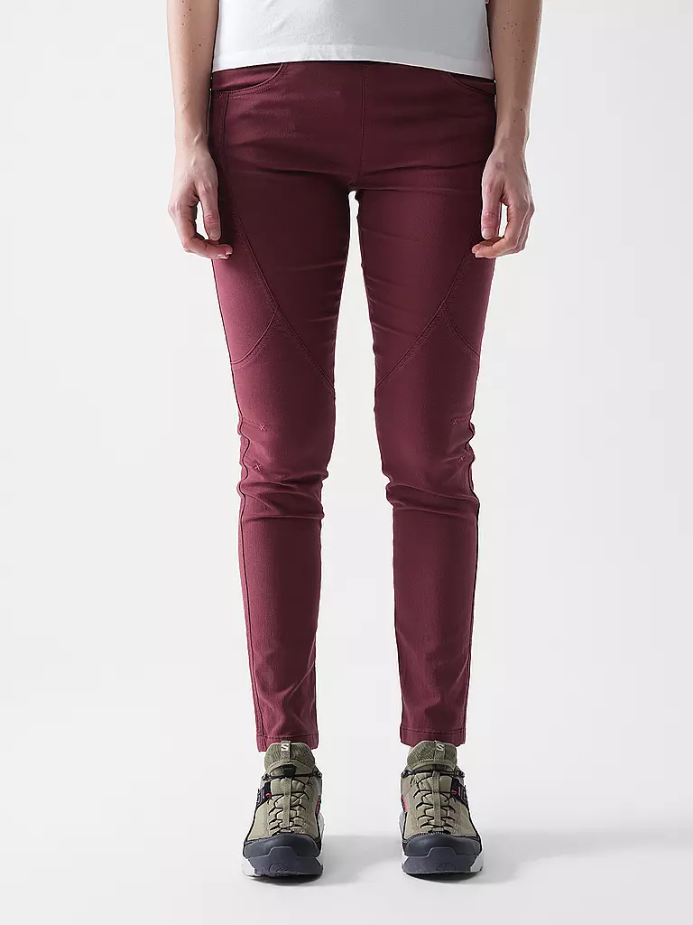 CHILLAZ | Damen Kletterhose Fuji 2.0 | dunkelrot