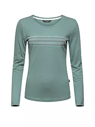 CHILLAZ | Damen Klettershirt Dalmatien Ornament | dunkelgrün