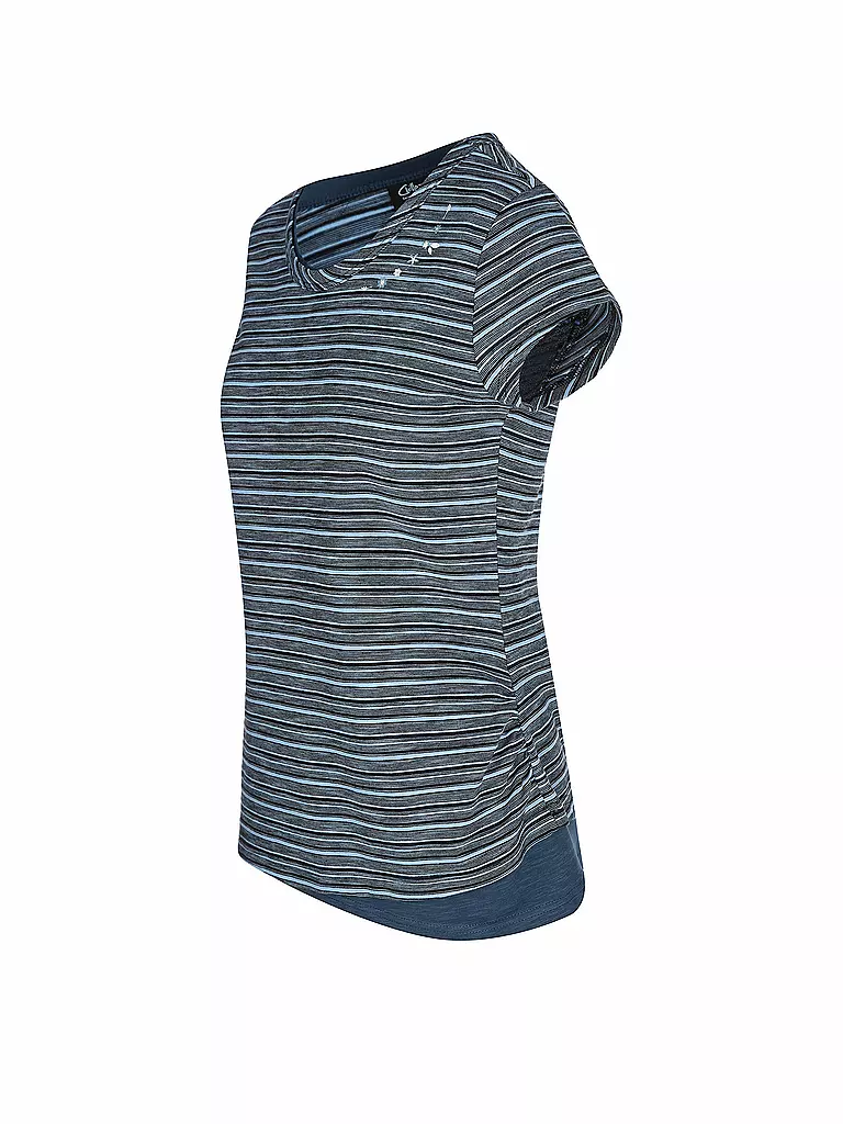 CHILLAZ | Damen Klettershirt Fancy Flower | dunkelblau