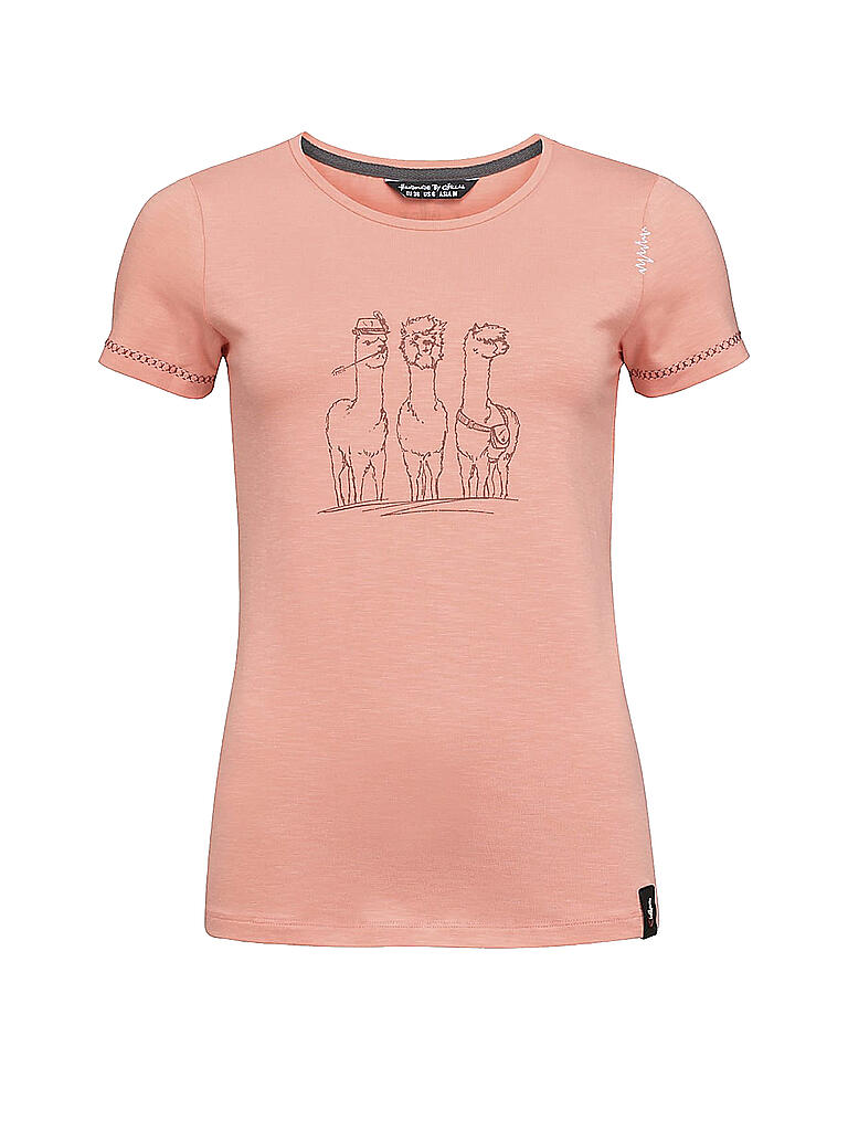 CHILLAZ | Damen Klettershirt Gandia Alpaca Gang | rosa