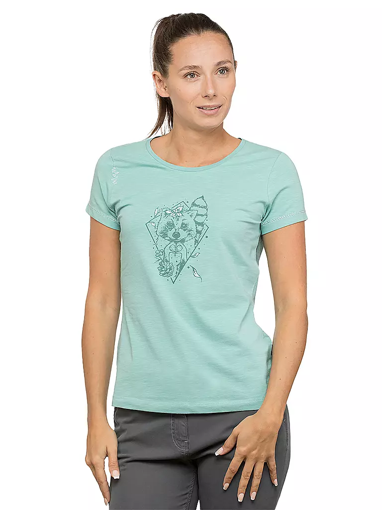 CHILLAZ | Damen Klettershirt Gandia Little Bear Heart | hellgrün